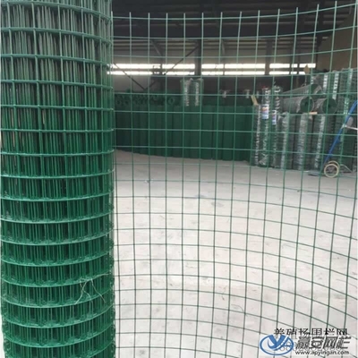 0.56mm Dia Plastic Coated Welded Wire Mesh 2"×1" Guardrail For Green Farming